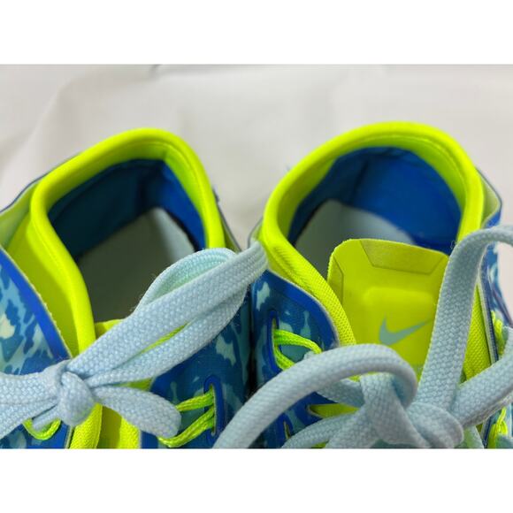 Nike Free 5.0 Women's 11 Blue Cheetah Print Running Lightweight 638680-400 - Picture 9 of 9